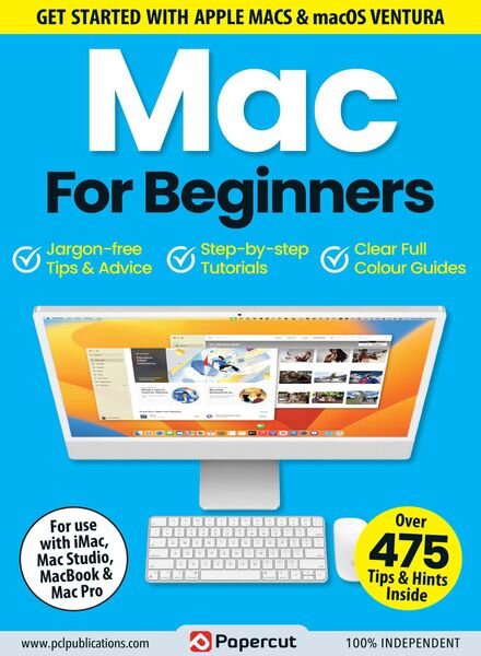 Mac The Beginners’ Guide – April 2023 Cover