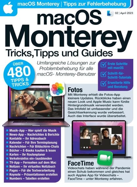 macOS Monterey Tricks Tipps und Guides – April 2023 Cover