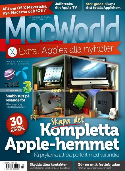 MacWorld Inga nya utgavor – juni 2013 Cover