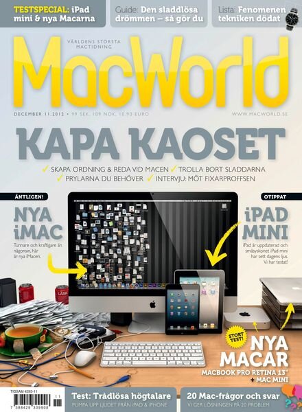 MacWorld Inga nya utgavor – november 2012 Cover