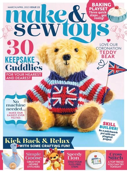 Make & Sew Toys – March 2023 Cover