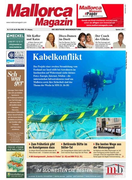 Mallorca Magazin – 23 Marz 2023 Cover