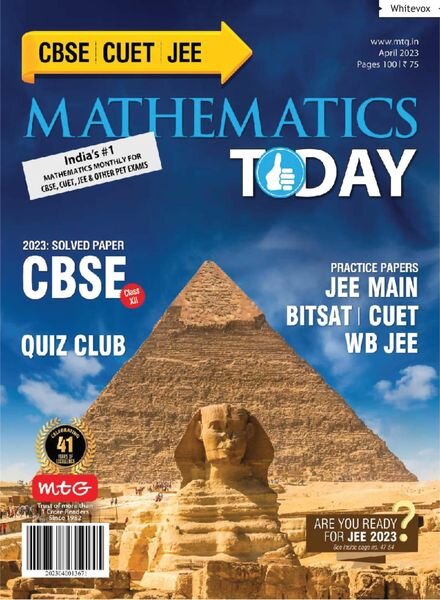 Mathematics Today – April 2023 Cover