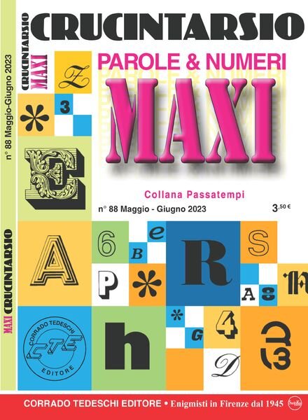 Maxi Crucintarsio – Maggio-Giugno 2023 Cover