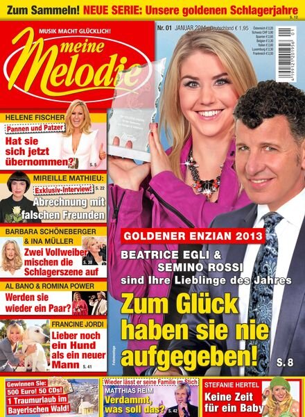Meine Melodie – 12 Dezember 2013 Cover