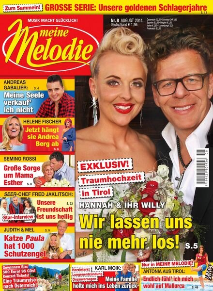 Meine Melodie – 17 Juni 2014 Cover