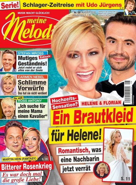 Meine Melodie – 19 Juli 2018 Cover