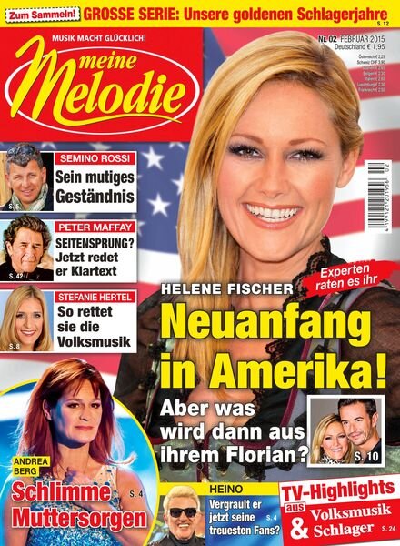 Meine Melodie – 22 Januar 2015 Cover
