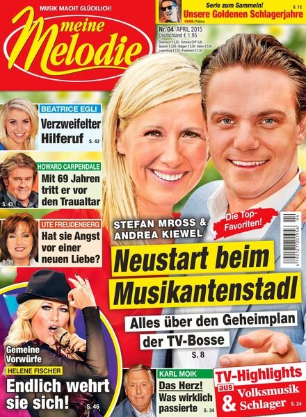 Meine Melodie – 26 Marz 2015 Cover