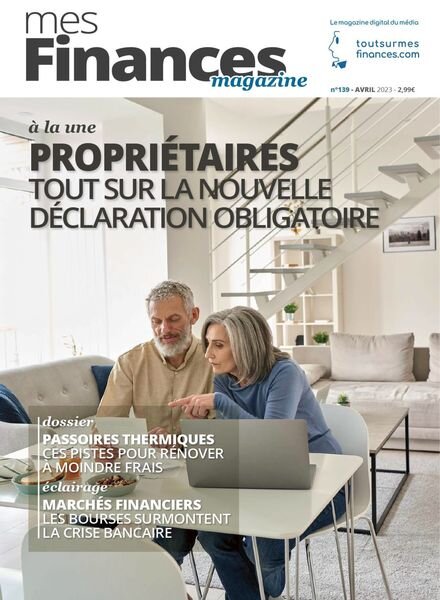 Mes Finances Magazine – avril 2023 Cover
