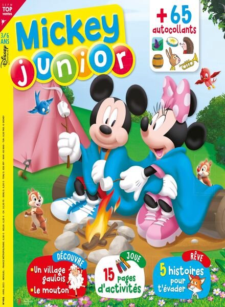 Mickey Junior – Avril 2023 Cover