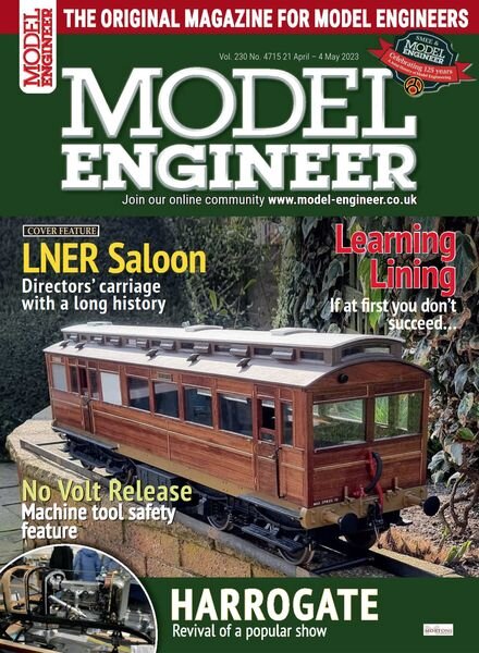 Model Engineer – 21 April 2023 Cover