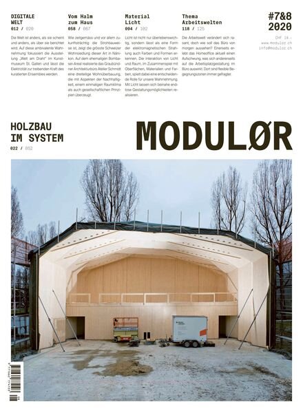 Modulor – Dezember 2020 Cover