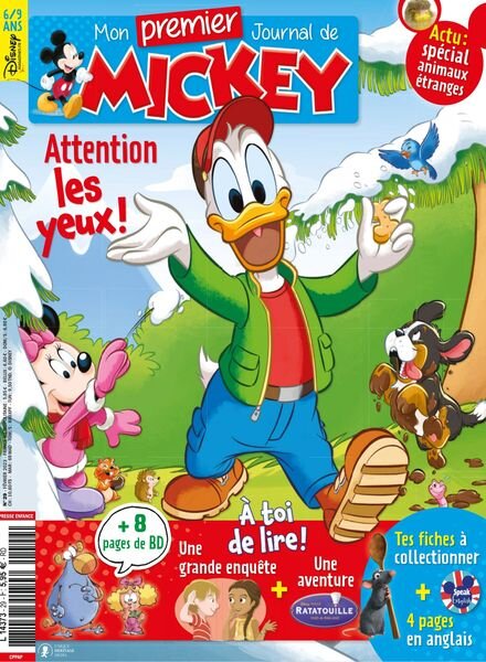 Mon Premier Journal de Mickey – Fevrier 2023 Cover