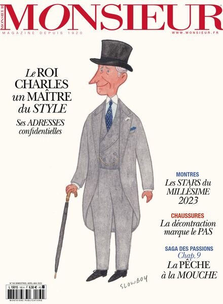 Monsieur – Avril-Mai 2023 Cover