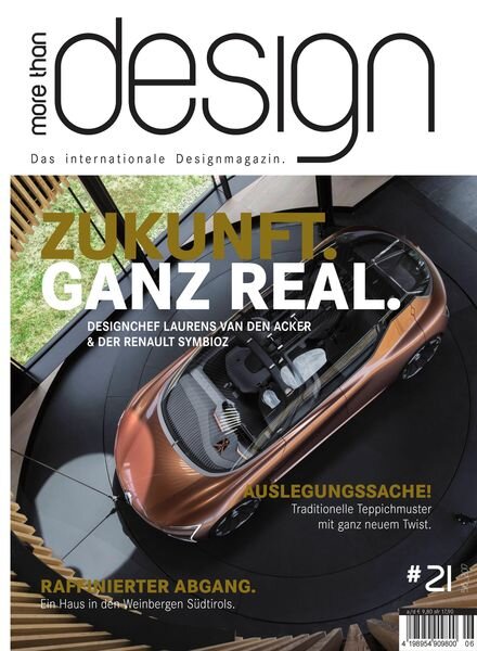 MORE THAN DESIGN – Dezember 2017 Cover
