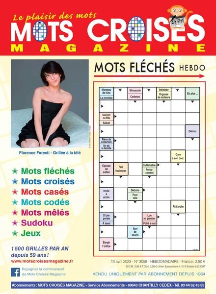 Mots Croises Magazine – 13 avril 2023 Cover