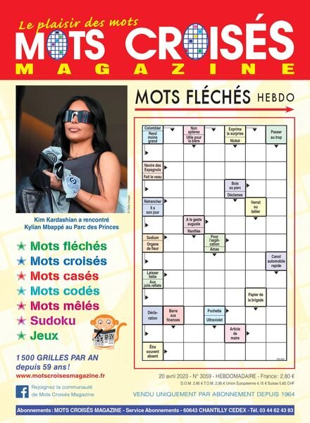 Mots Croises Magazine – 20 avril 2023 Cover