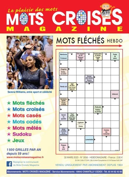 Mots Croises Magazine – 30 mars 2023 Cover