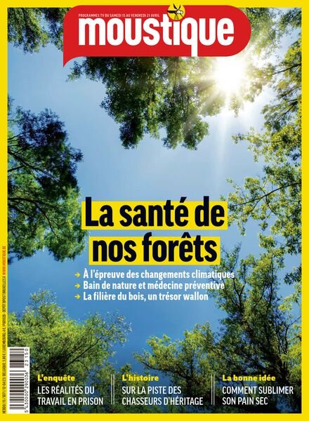 Moustique Magazine – 12 Avril 2023 Cover