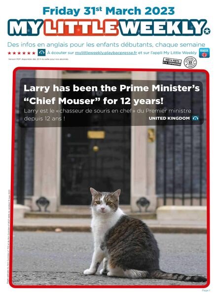 My Little Weekly – 31 mars 2023 Cover