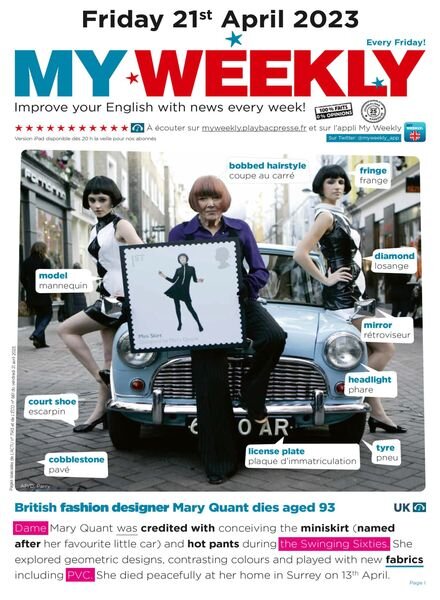 My Weekly Fr – 21 avril 2023 Cover