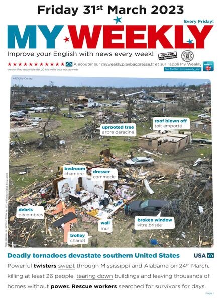 My Weekly Fr – 31 mars 2023 Cover