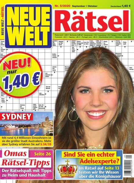 Neue Welt Ratsel – 19 August 2020 Cover