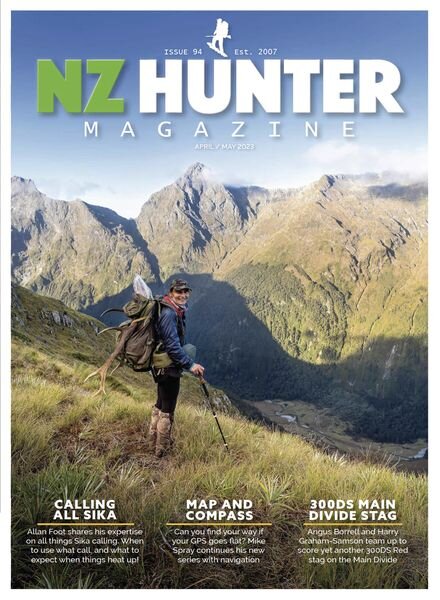 NZ Hunter – April 2023 Cover