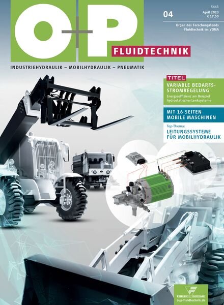 O+P Fluidtechnik – April 2023 Cover