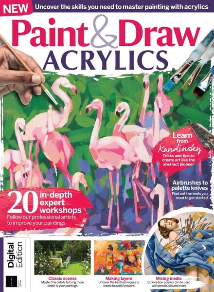 Paint & Draw Acrylics – April 2023 Cover