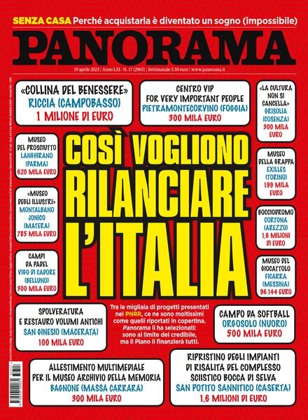 Panorama Italia – 19 Aprile 2023 Cover