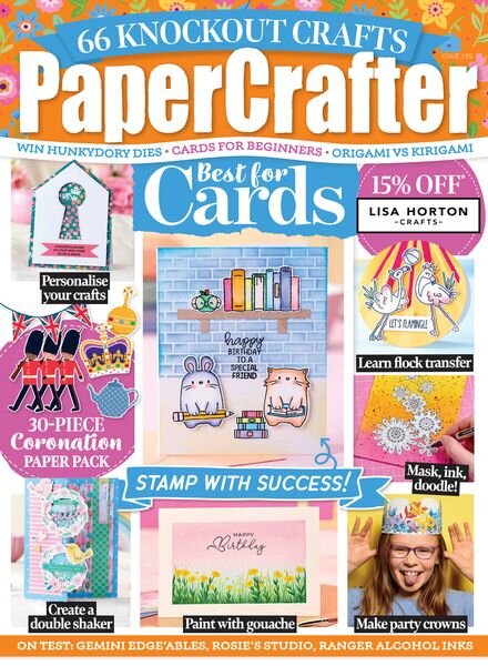 PaperCrafter – Issue 185 – March 2023 Cover