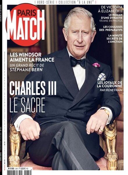 Paris Match – Hors-Serie – Collection A La Une N 34 – Mai 2023 Cover