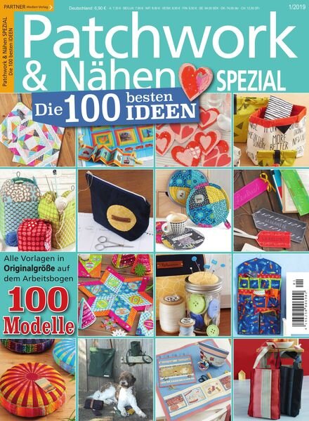 Patchwork & Nahen SPEZIAL – Dezember 2018 Cover