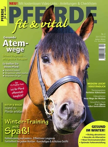 PFERDE fit & vital – 20 Januar 2018 Cover