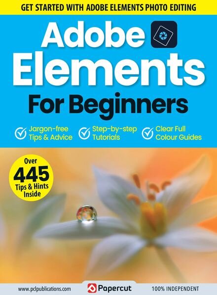 Photoshop Elements For Beginners – April 2023 Cover