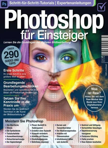 Photoshop fur Einsteiger – April 2023 Cover