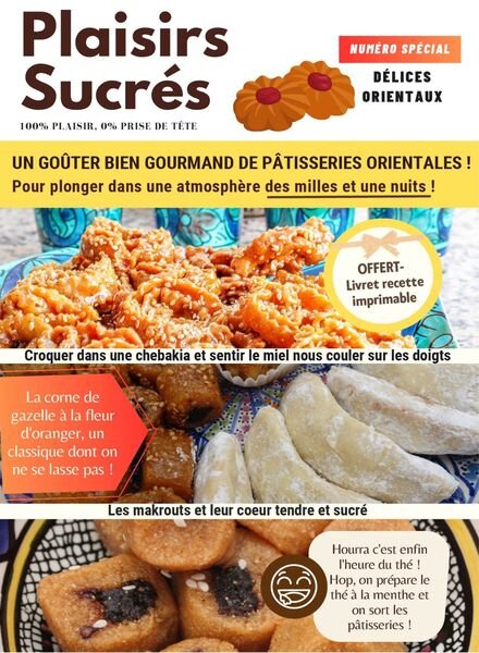 Plaisirs Sucres – mars 2023 Cover