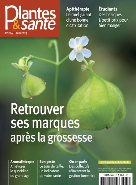 Plantes & Sante – Avril 2023 Cover