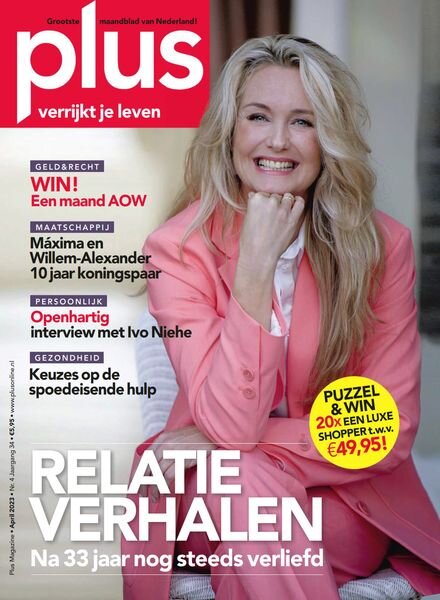 Plus Magazine Netherlands – April 2023 Cover
