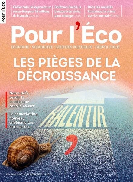 Pour l’eco – Avril 2023 Cover