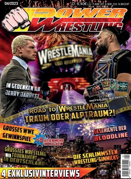 Power-Wrestling – Marz 2023 Cover