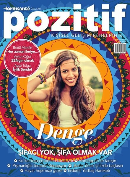 Pozitif – 31 Mart 2016 Cover