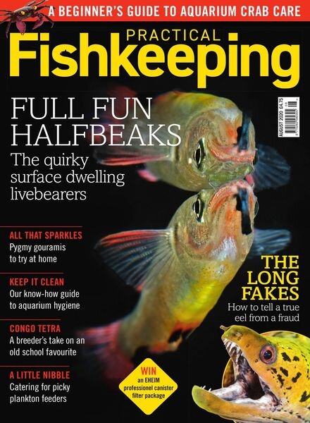 Practical Fishkeeping – August 2020 Cover
