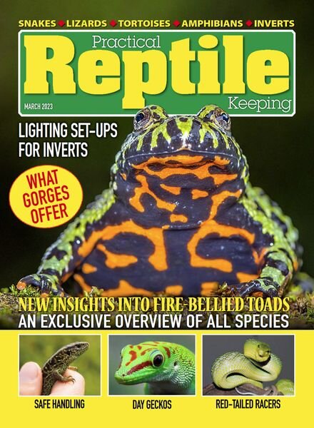 Practical Reptile Keeping – March 2023 Cover