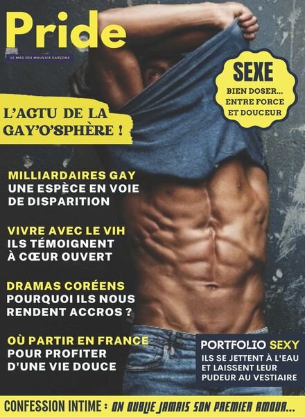 PRIDE Gay Magazine – N 63 – 18 March 2023 Cover