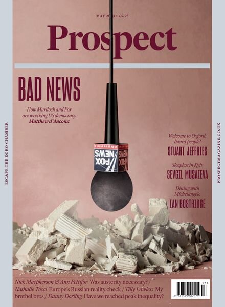 Prospect Magazine – May 2023 Cover