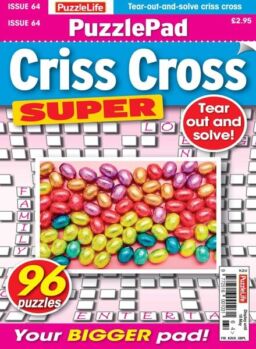 PuzzleLife PuzzlePad Criss Cross Super – 20 April 2023