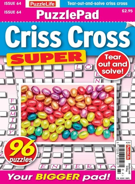 PuzzleLife PuzzlePad Criss Cross Super – 20 April 2023 Cover